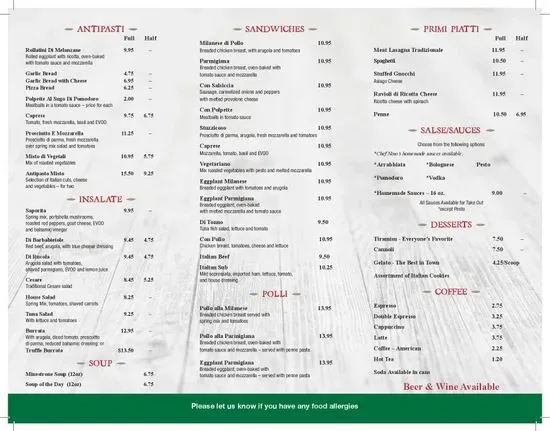 Menu 2