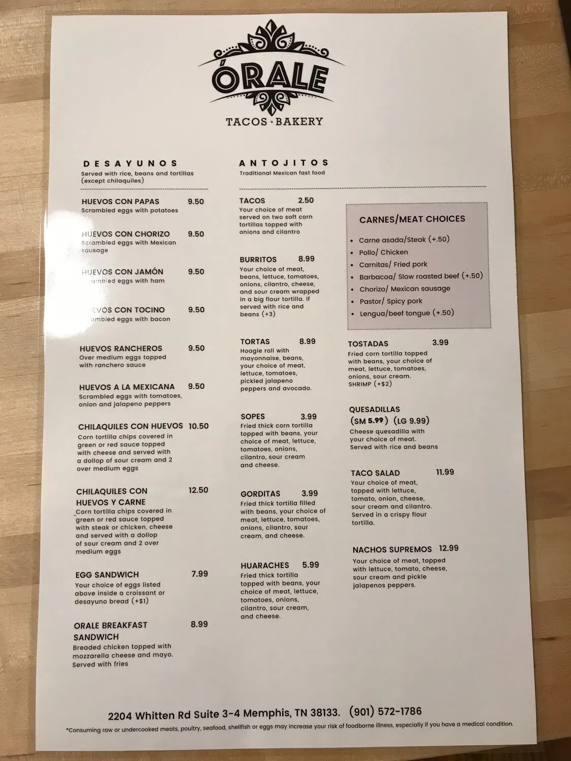 Menu 2