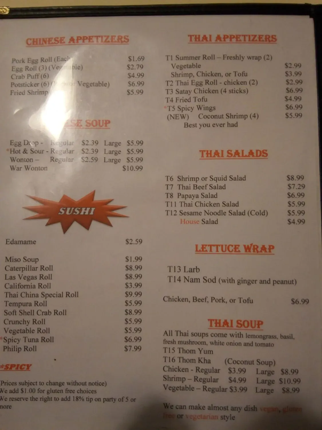 Menu 6