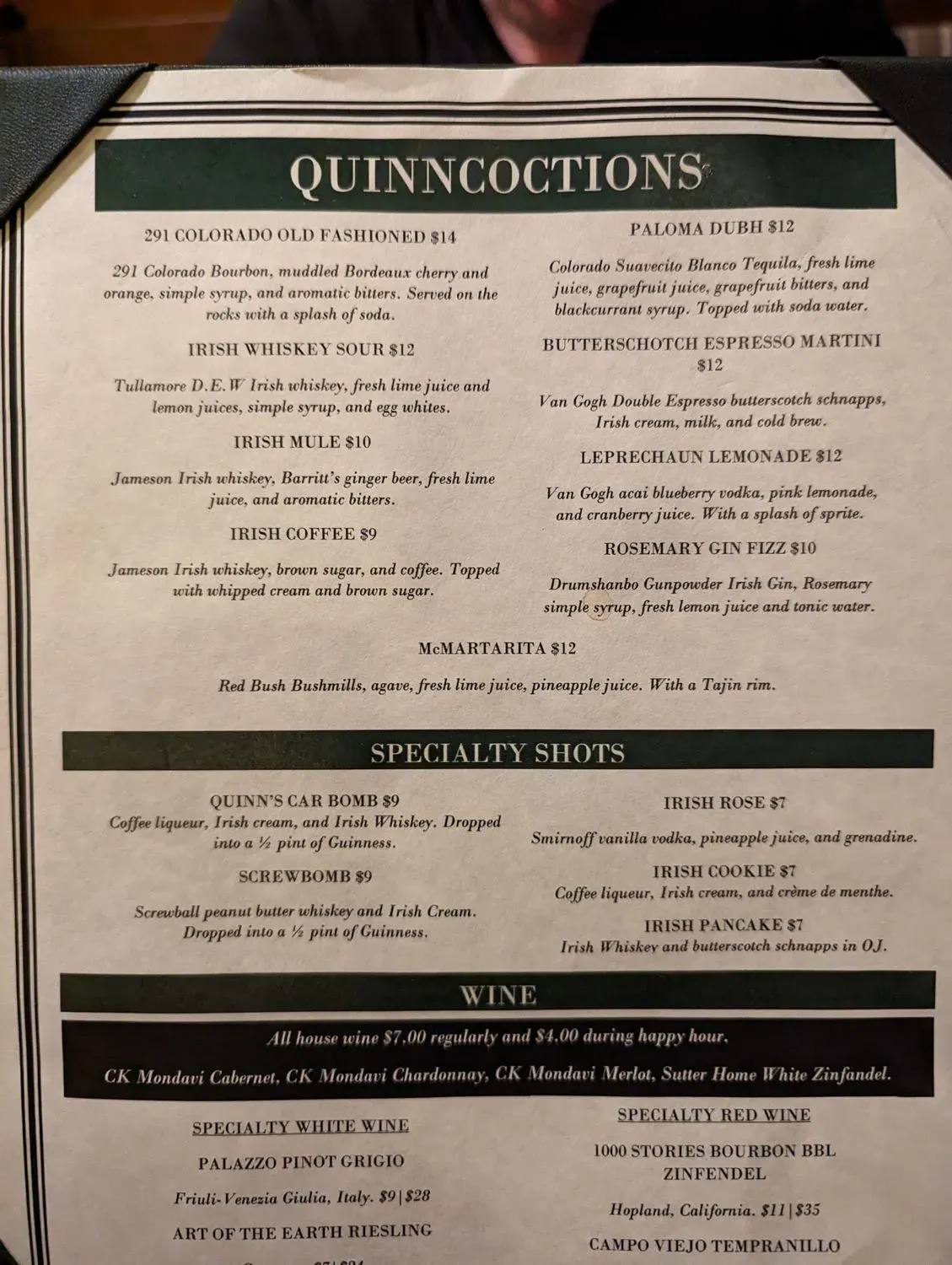 Menu 5