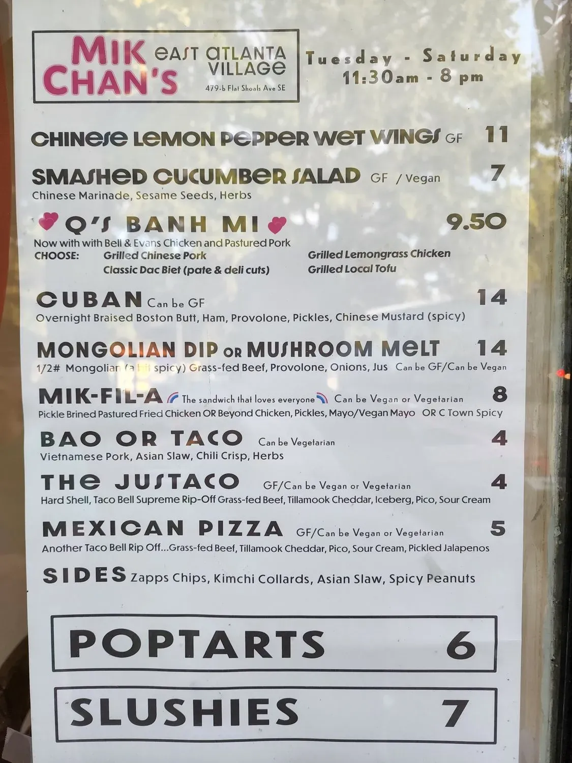 Menu 2