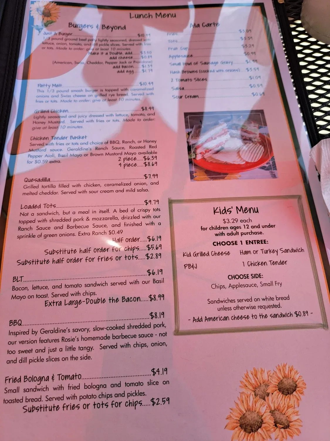 Menu 4