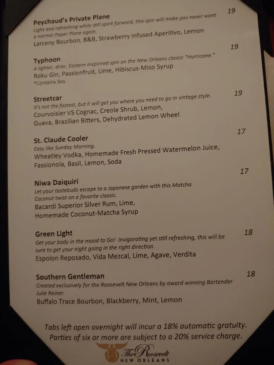 Menu 6