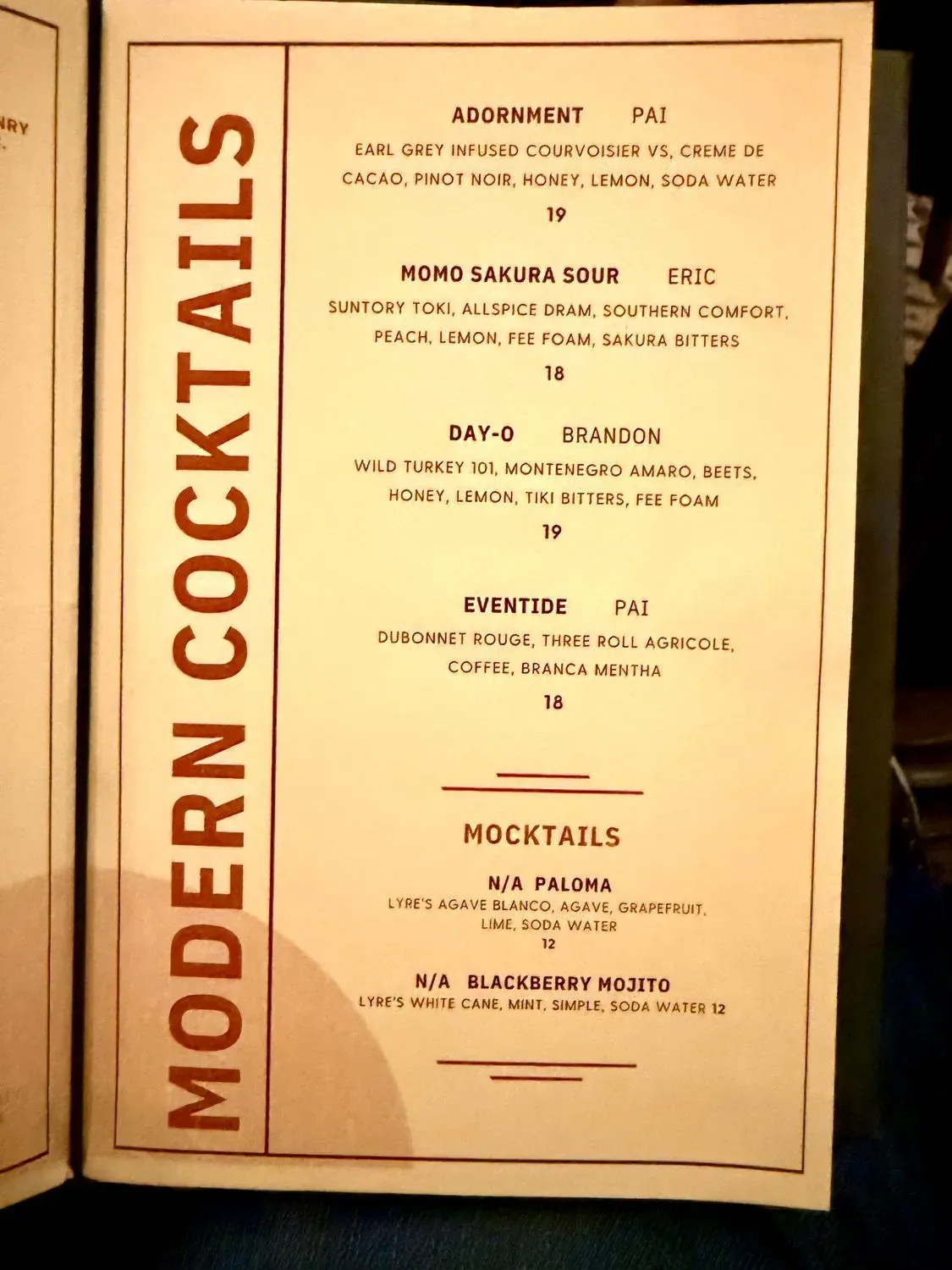 Menu 5