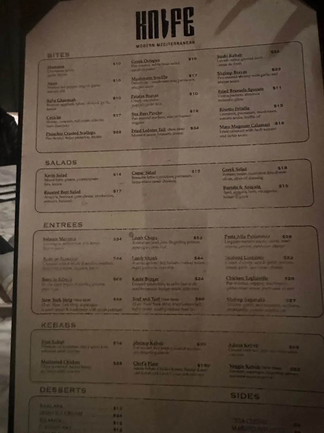 Menu 4