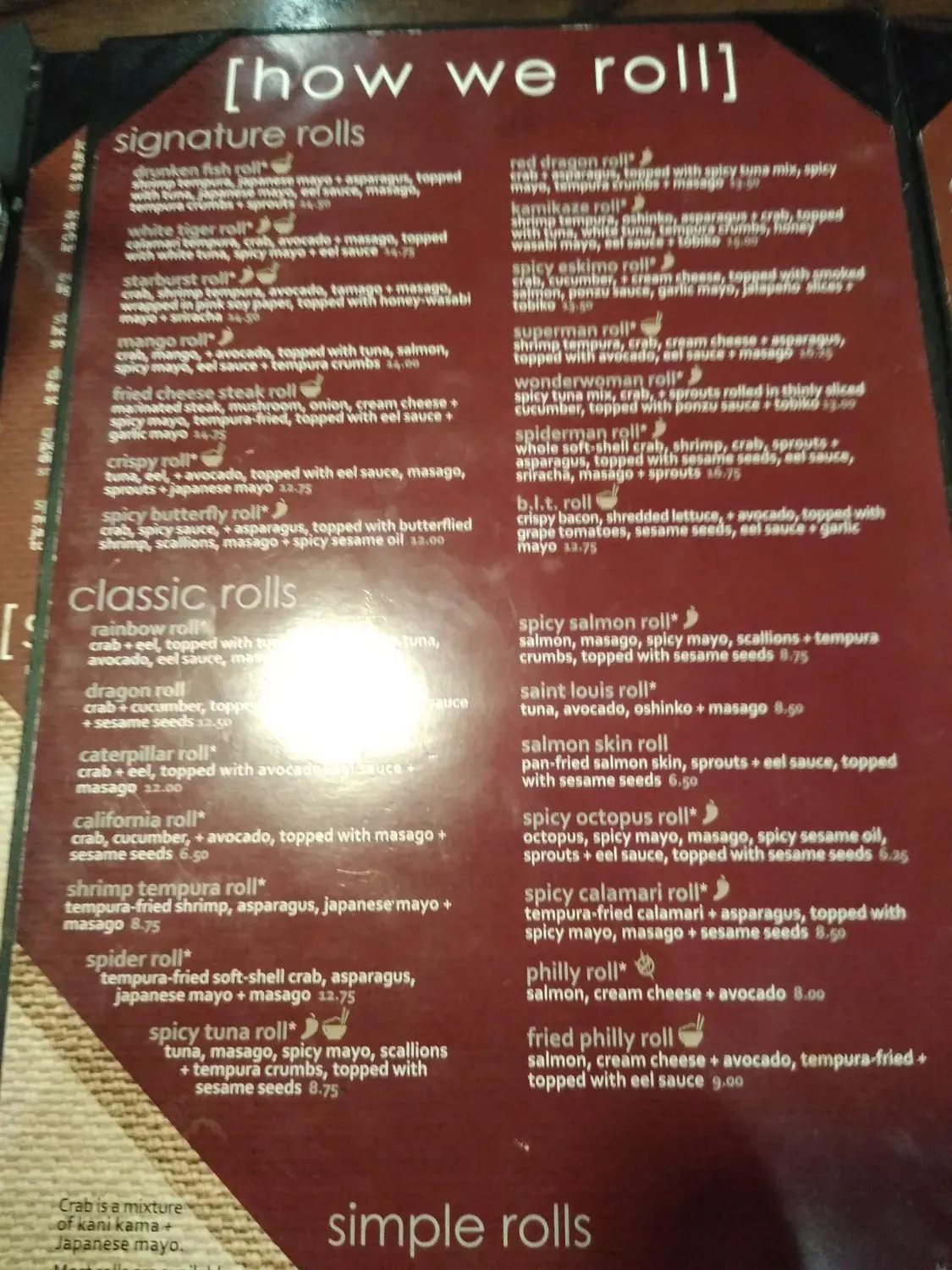 Menu 6