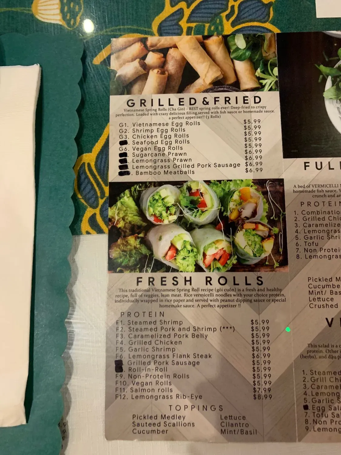 Menu 5