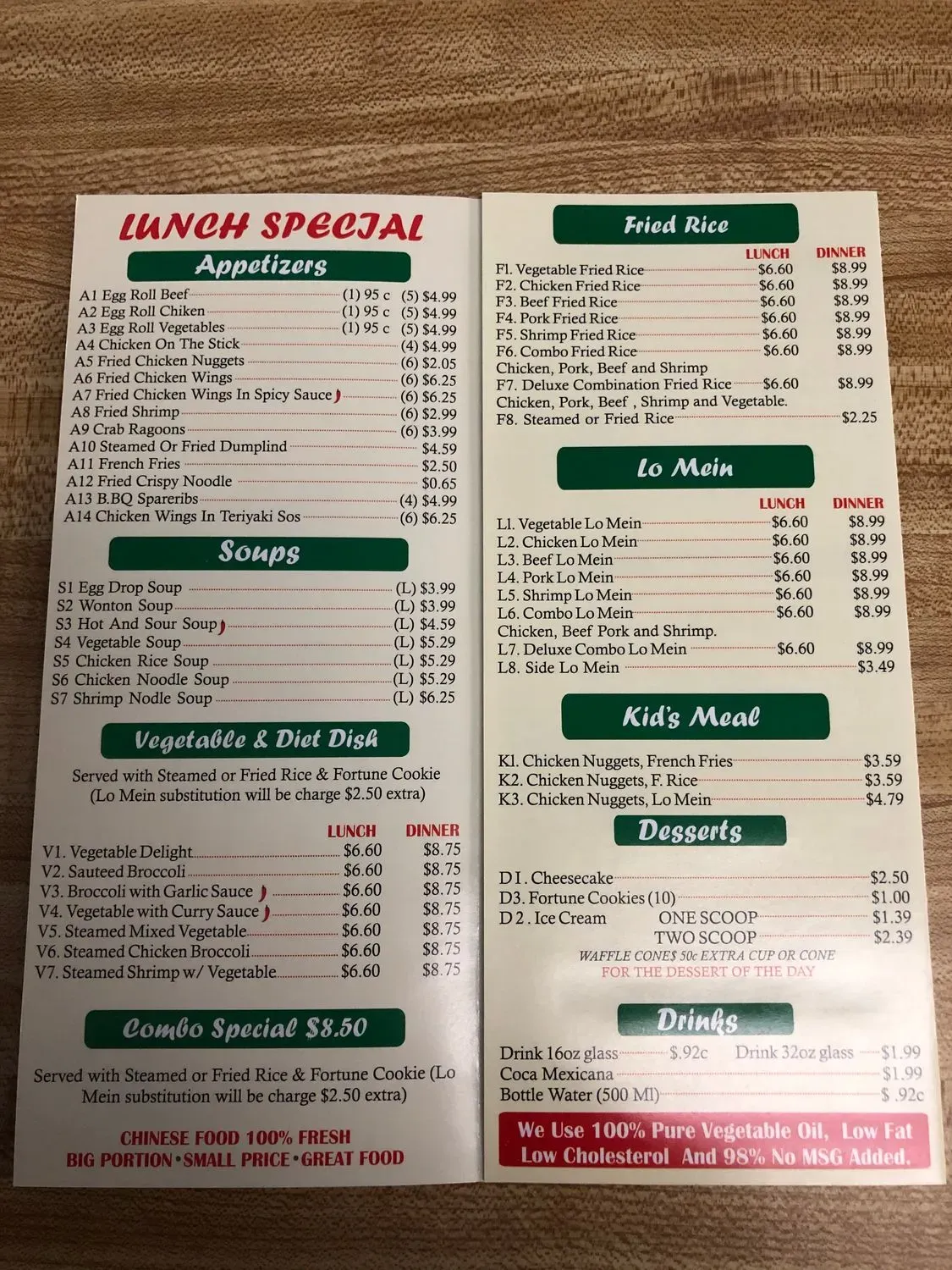 Menu 4