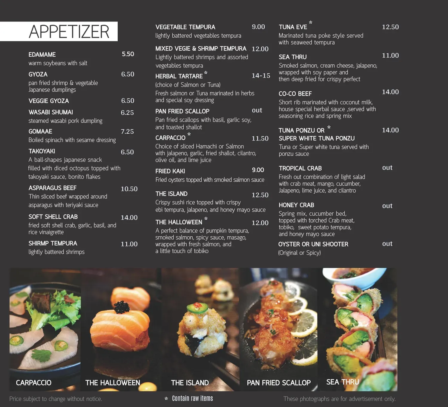 Menu 3