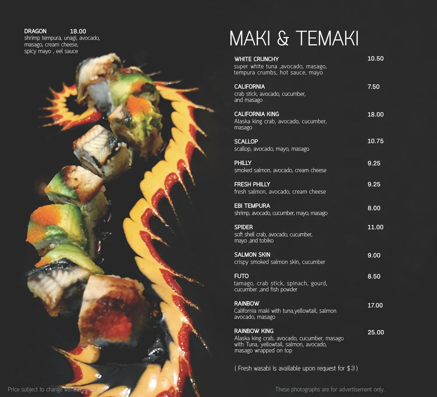 Menu 2