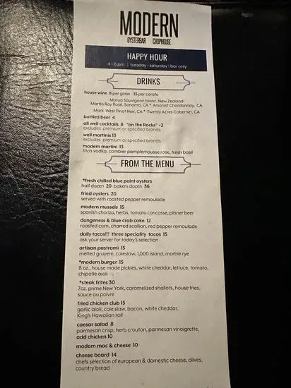 Menu 5