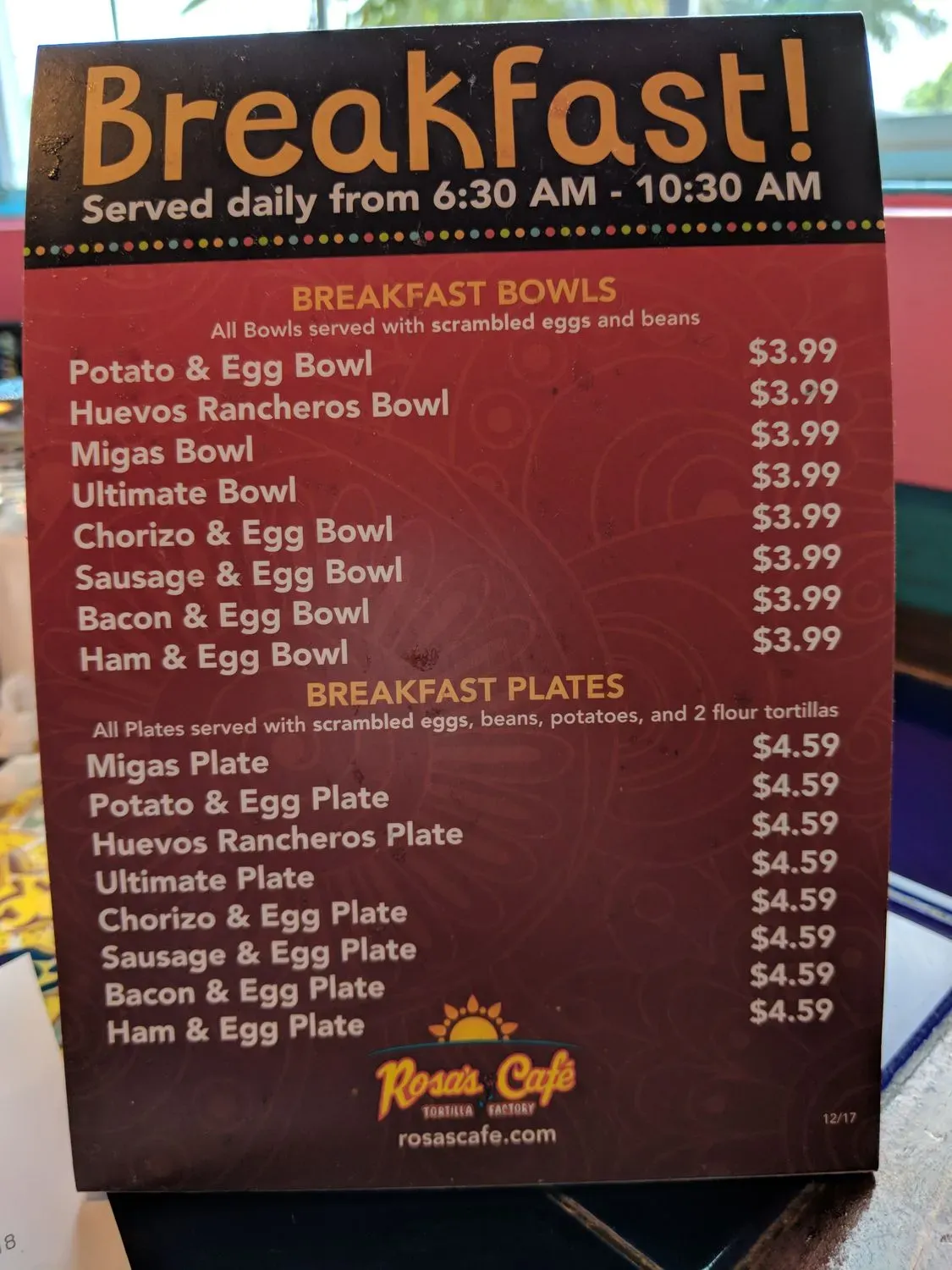 Menu 5