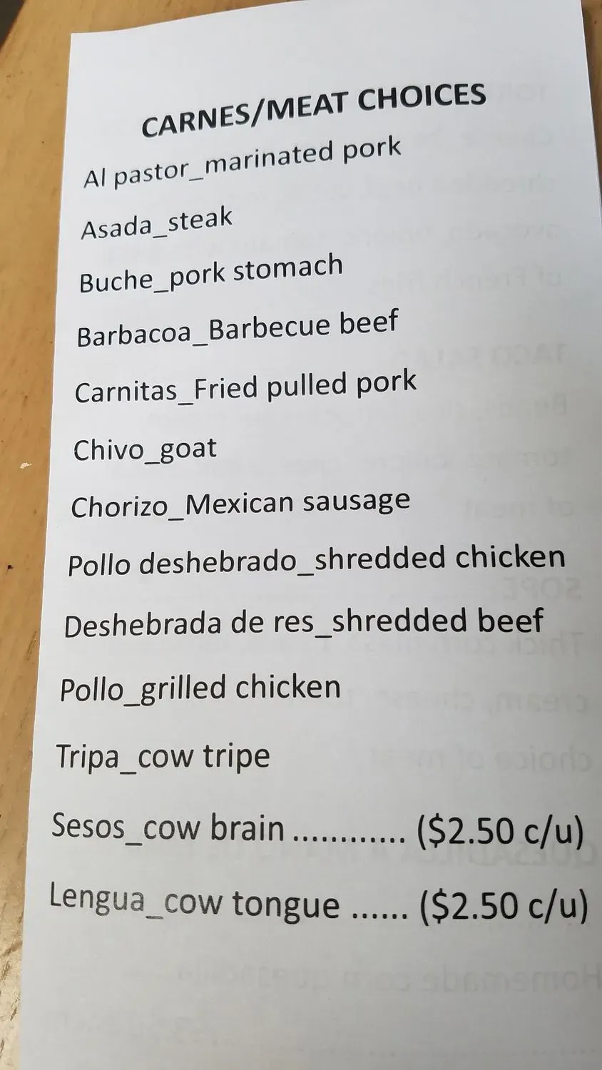 Menu 4