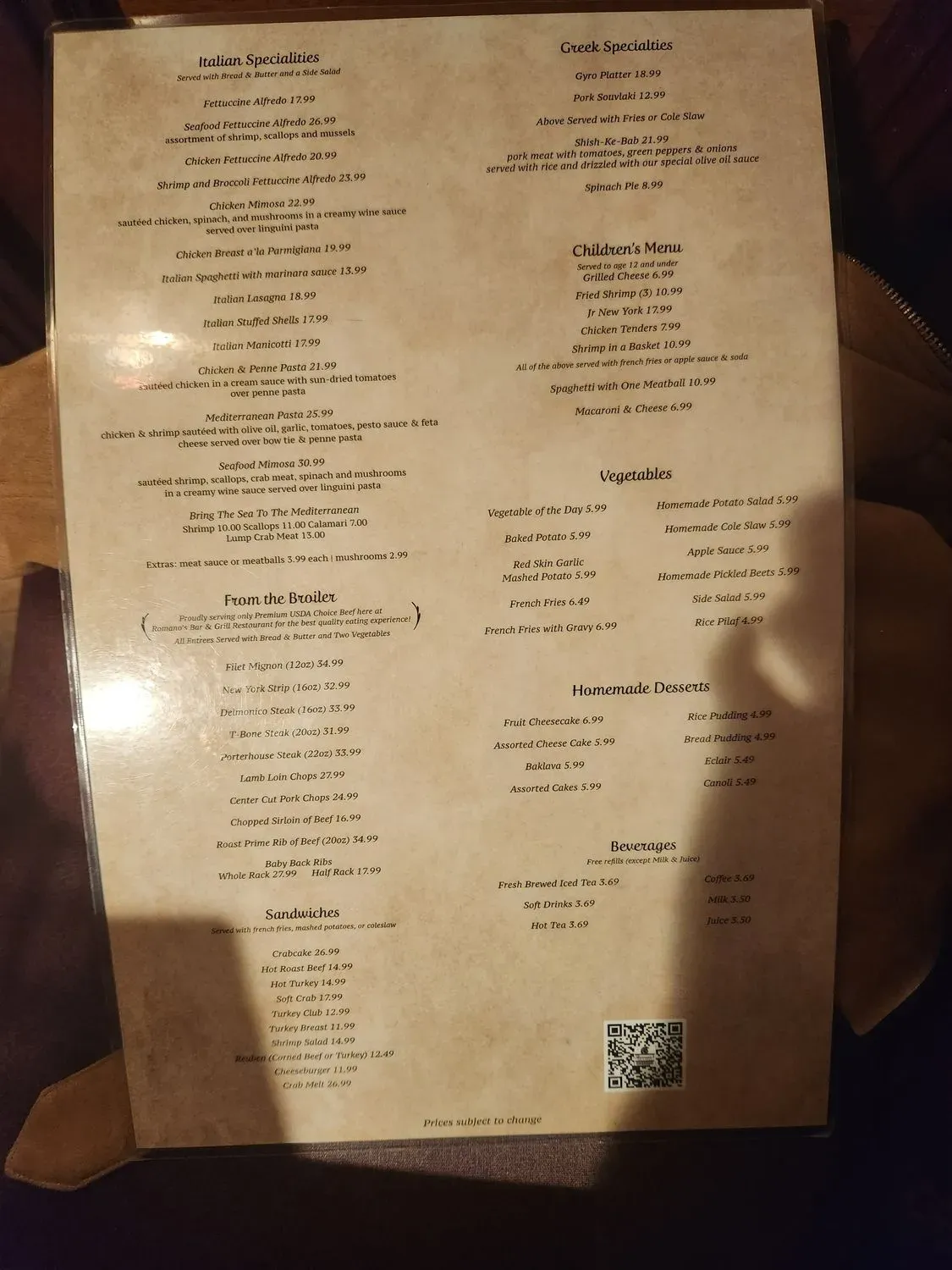 Menu 4