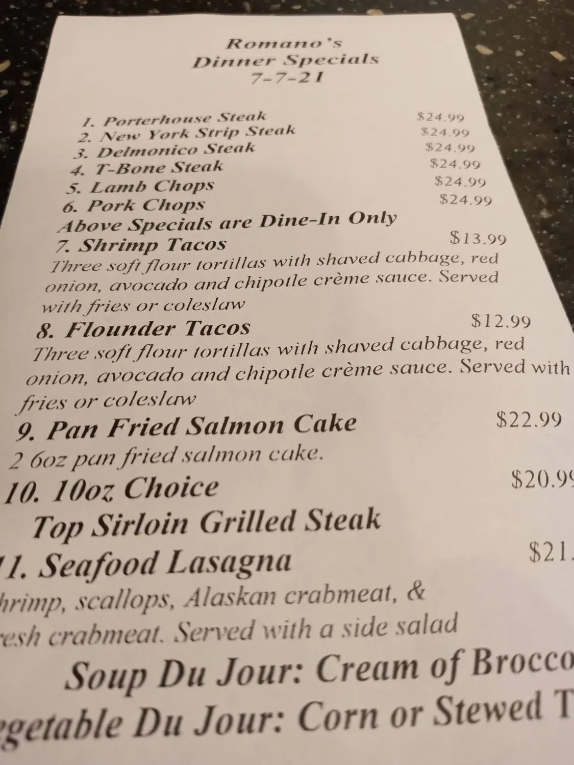 Menu 3