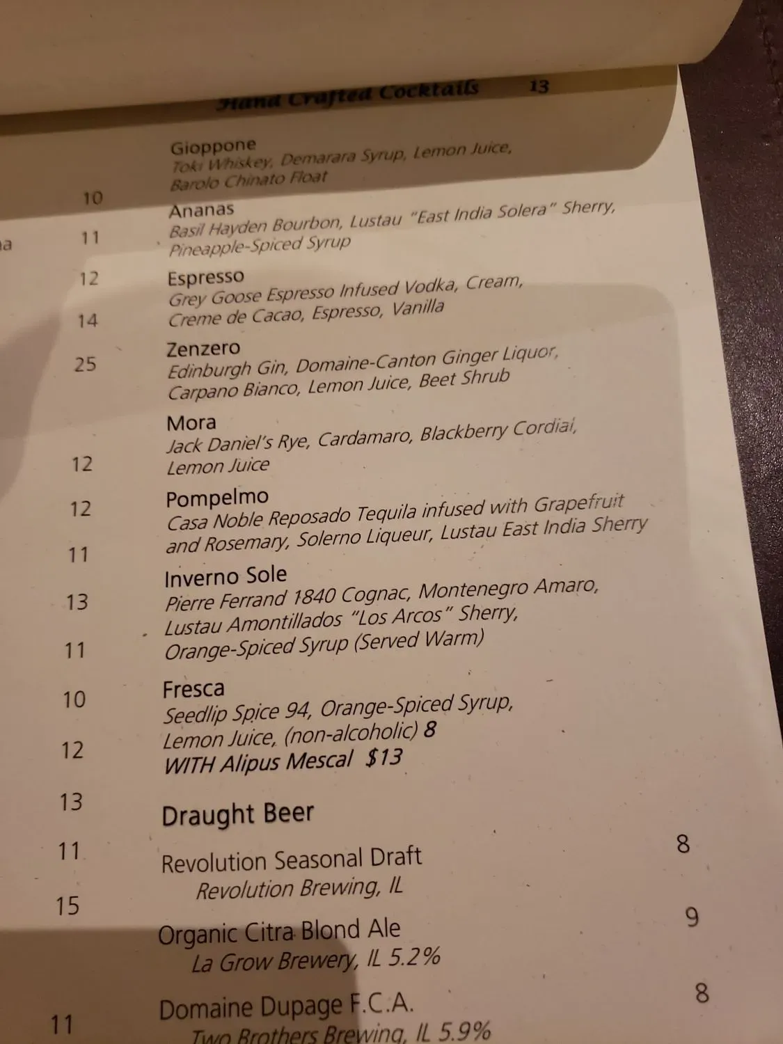 Menu 4