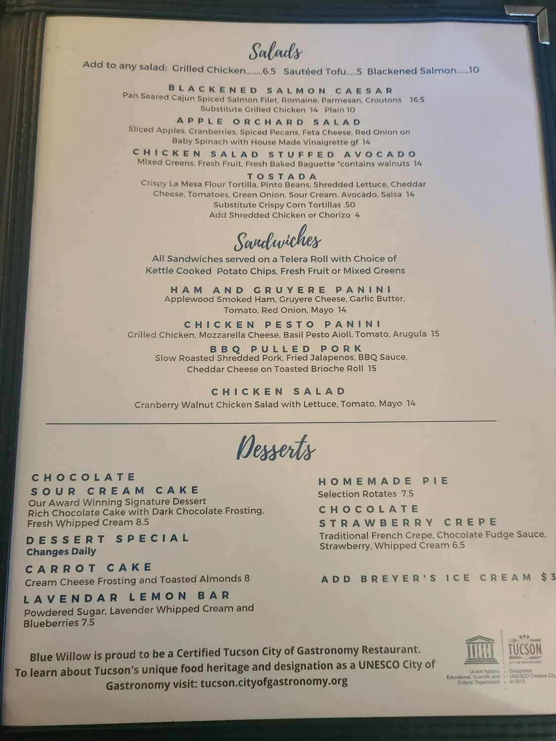 Menu 4