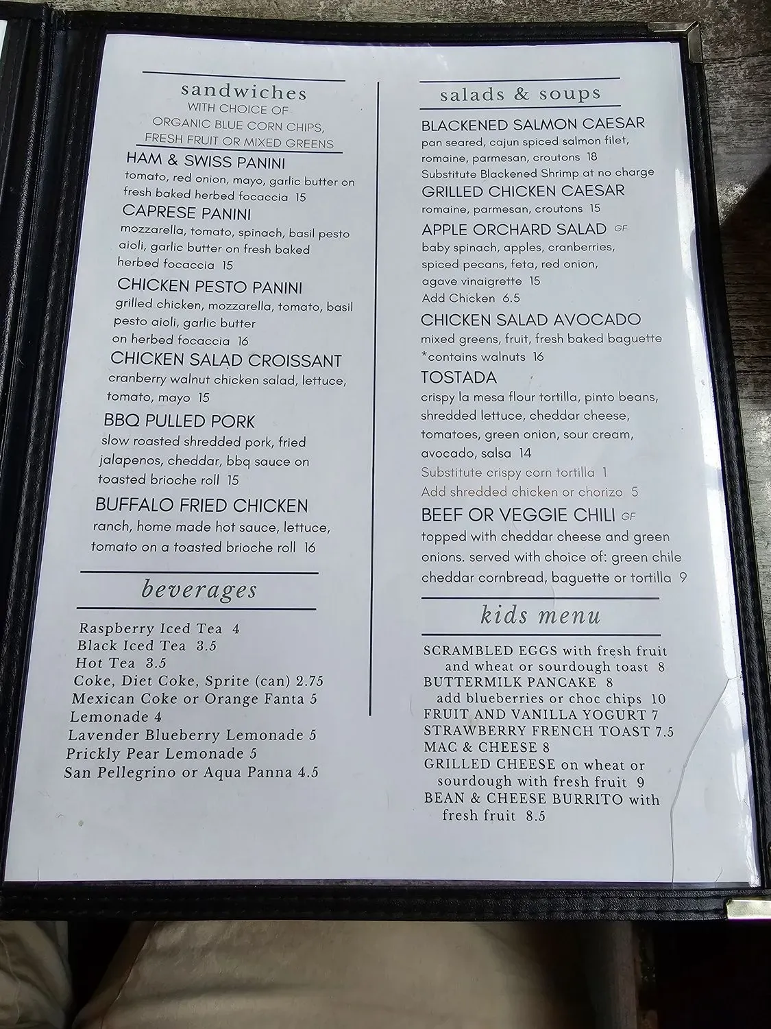 Menu 2