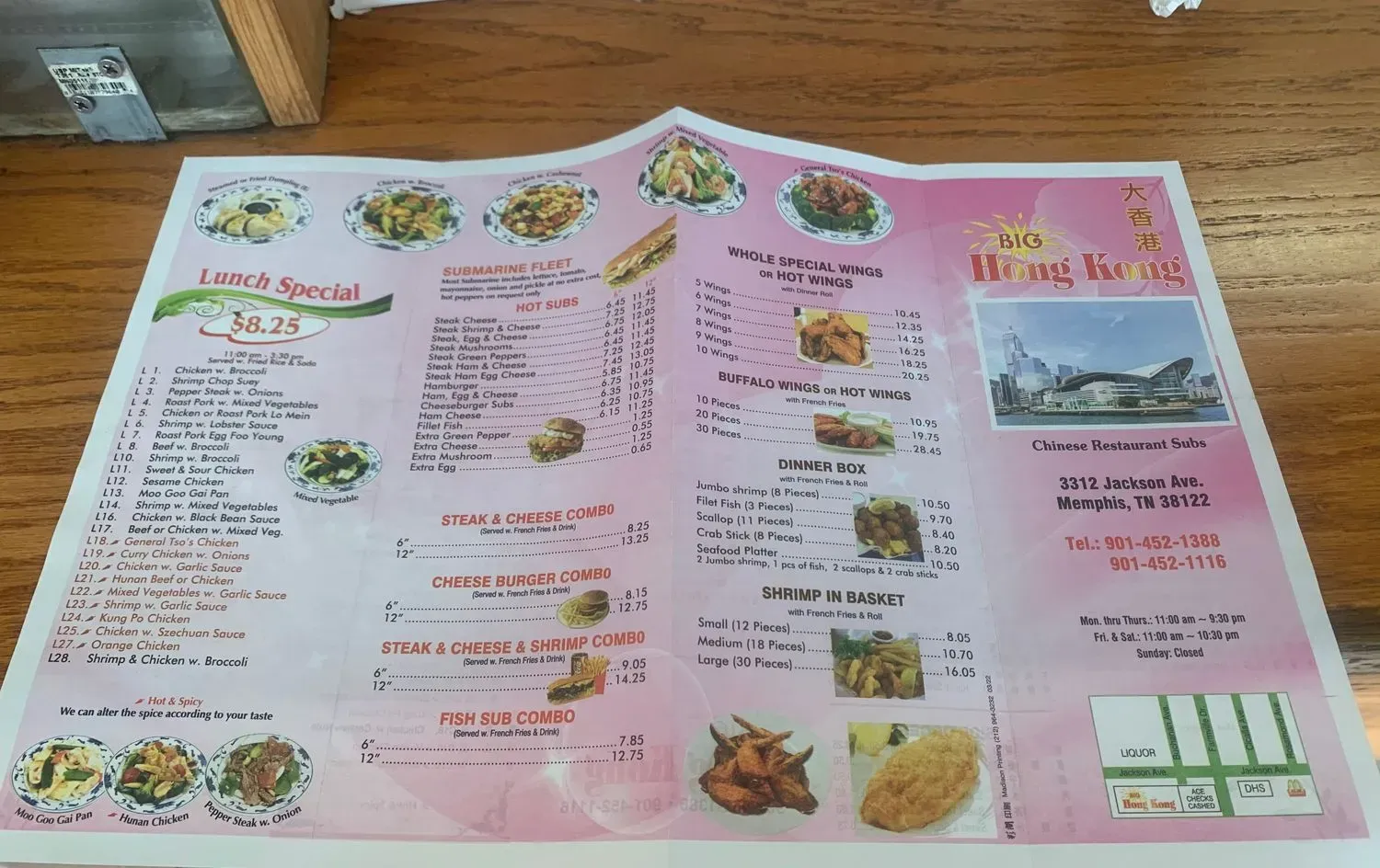 Menu 4