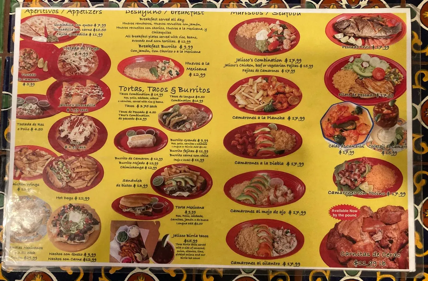 Menu 5