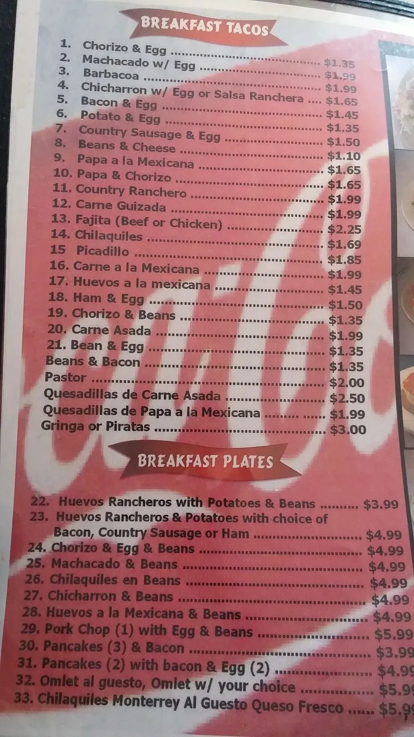 Menu 6