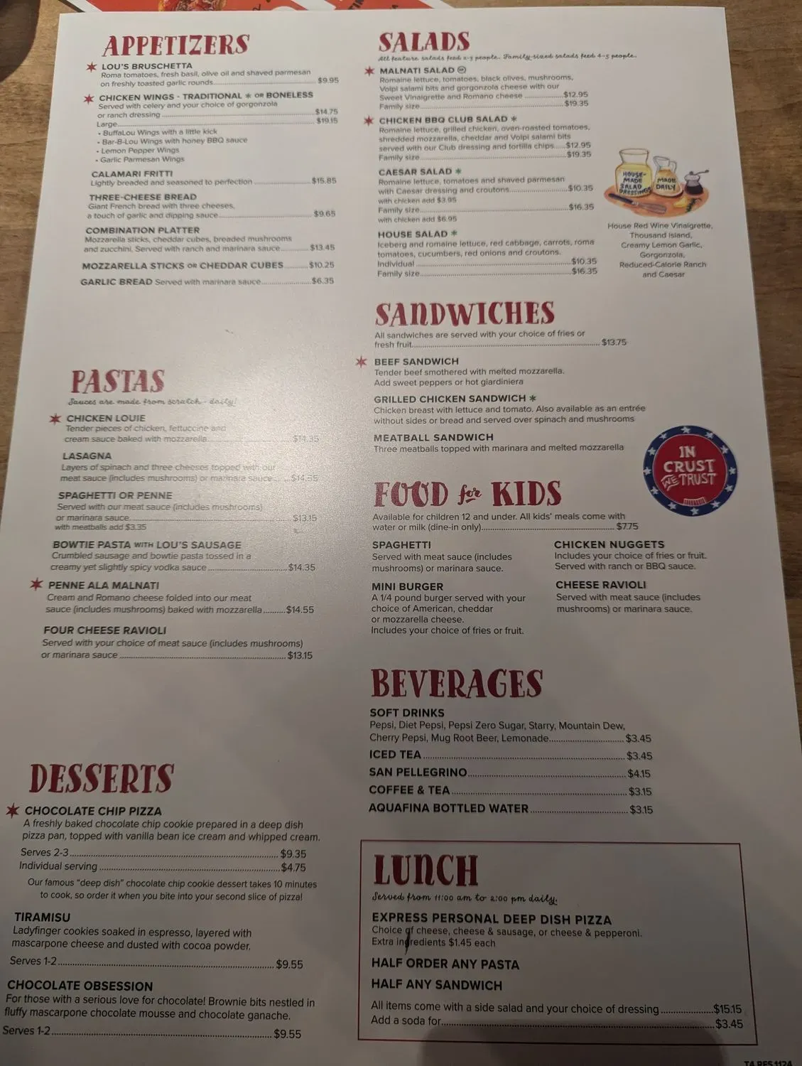 Menu 5