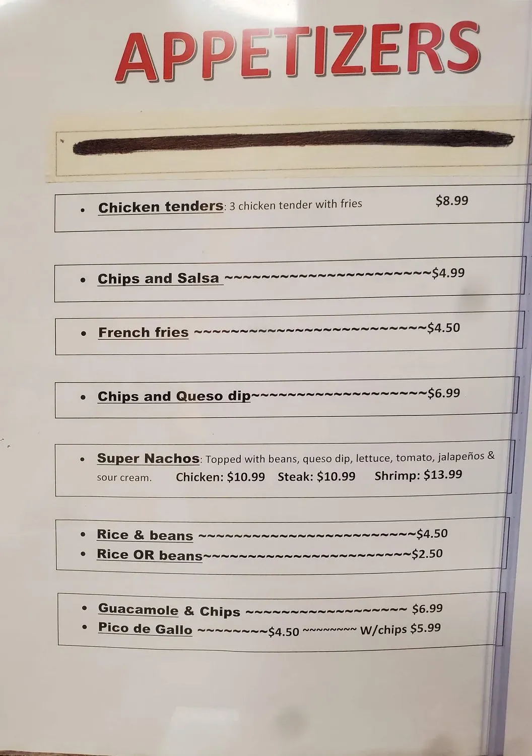 Menu 5