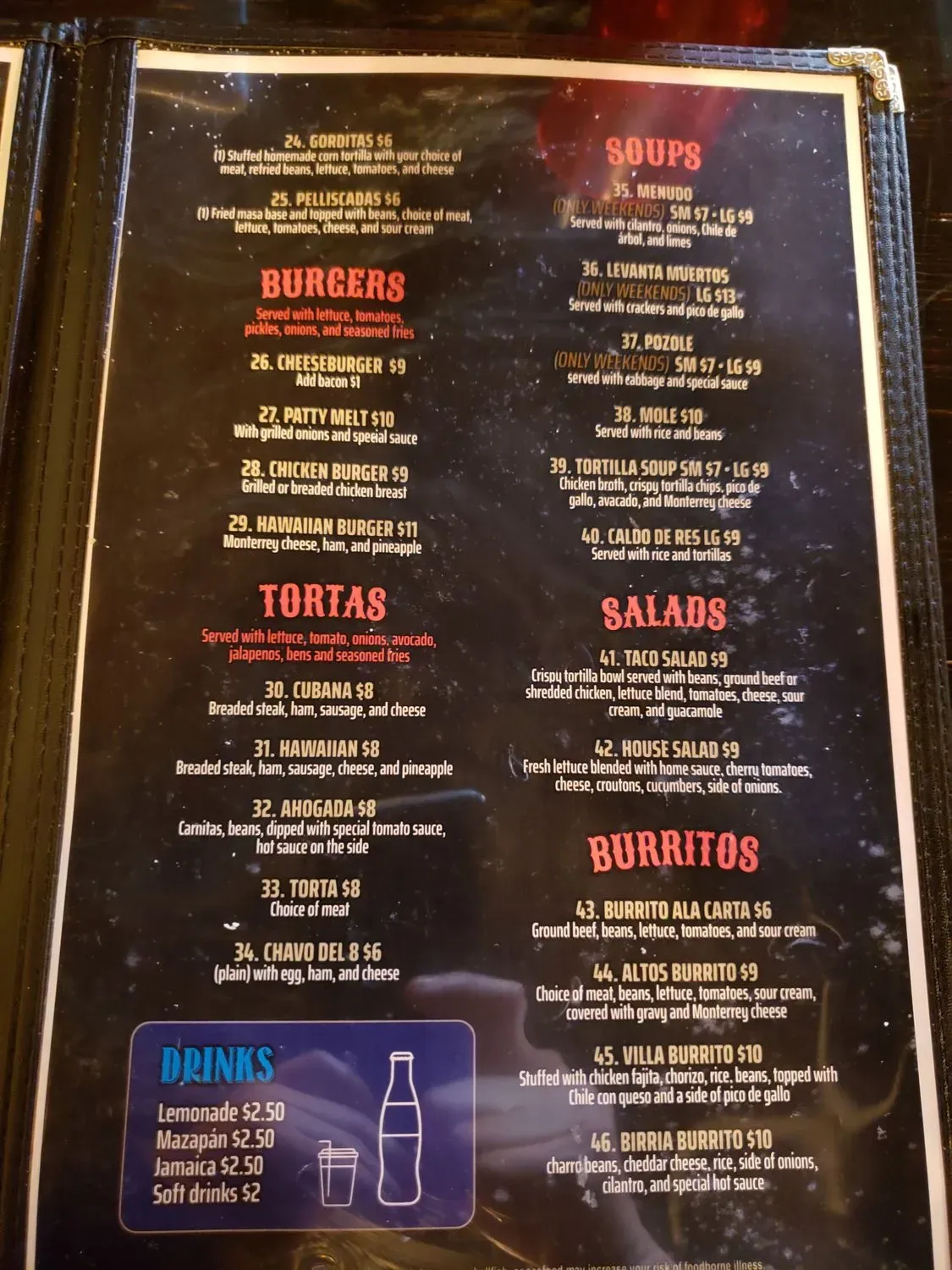 Menu 5