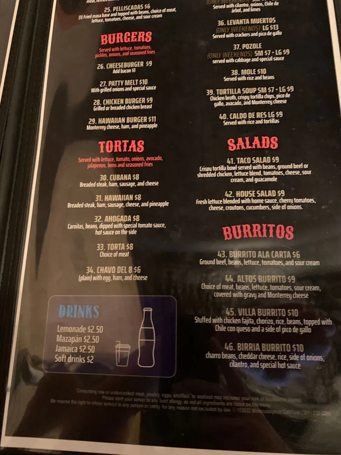 Menu 3