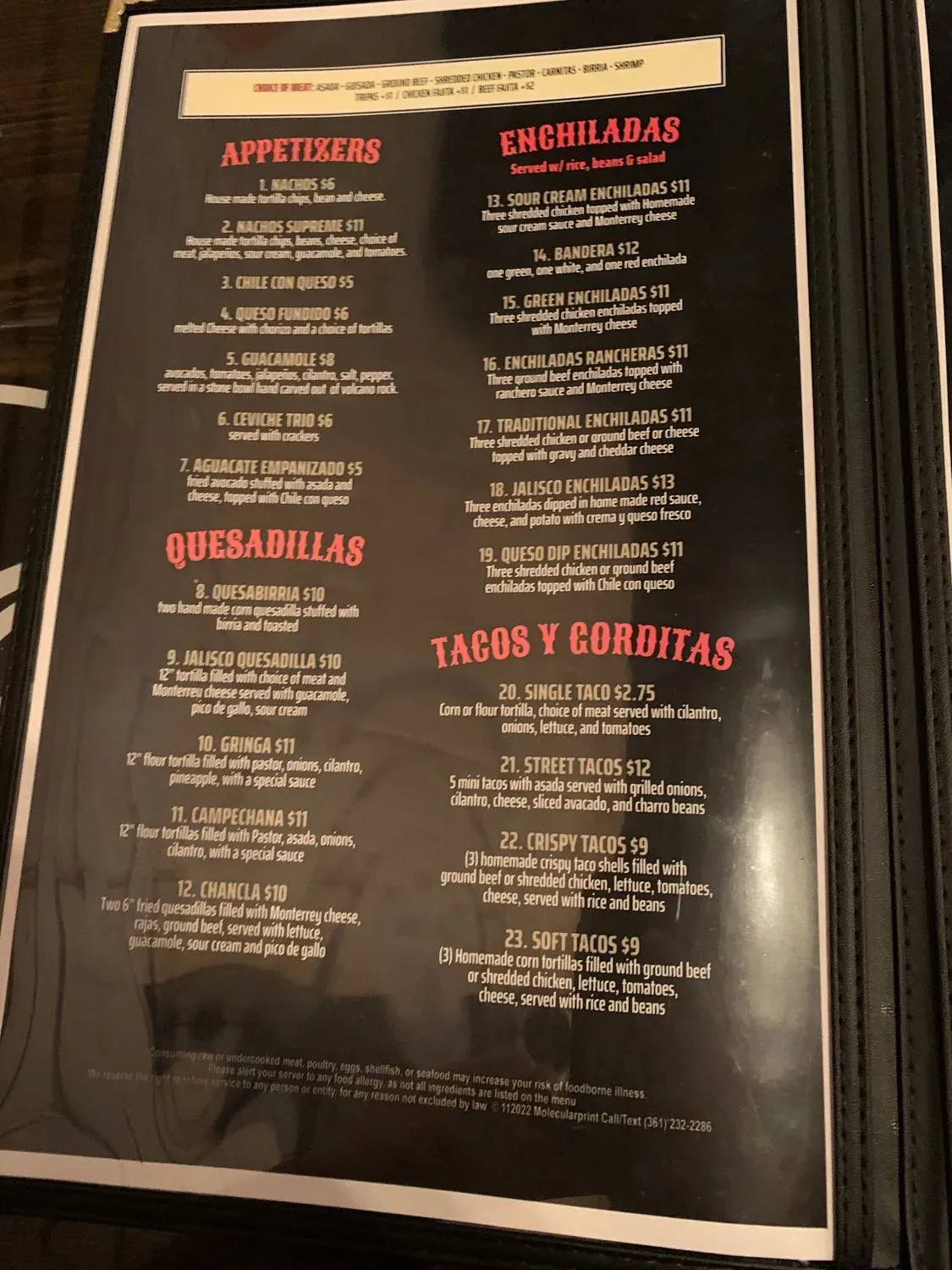 Menu 4