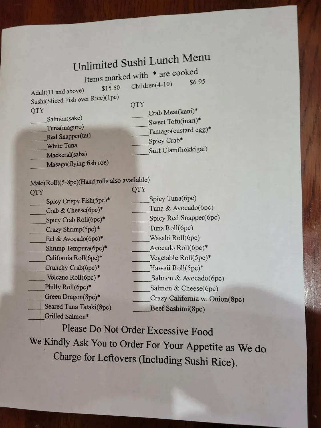 Menu 4