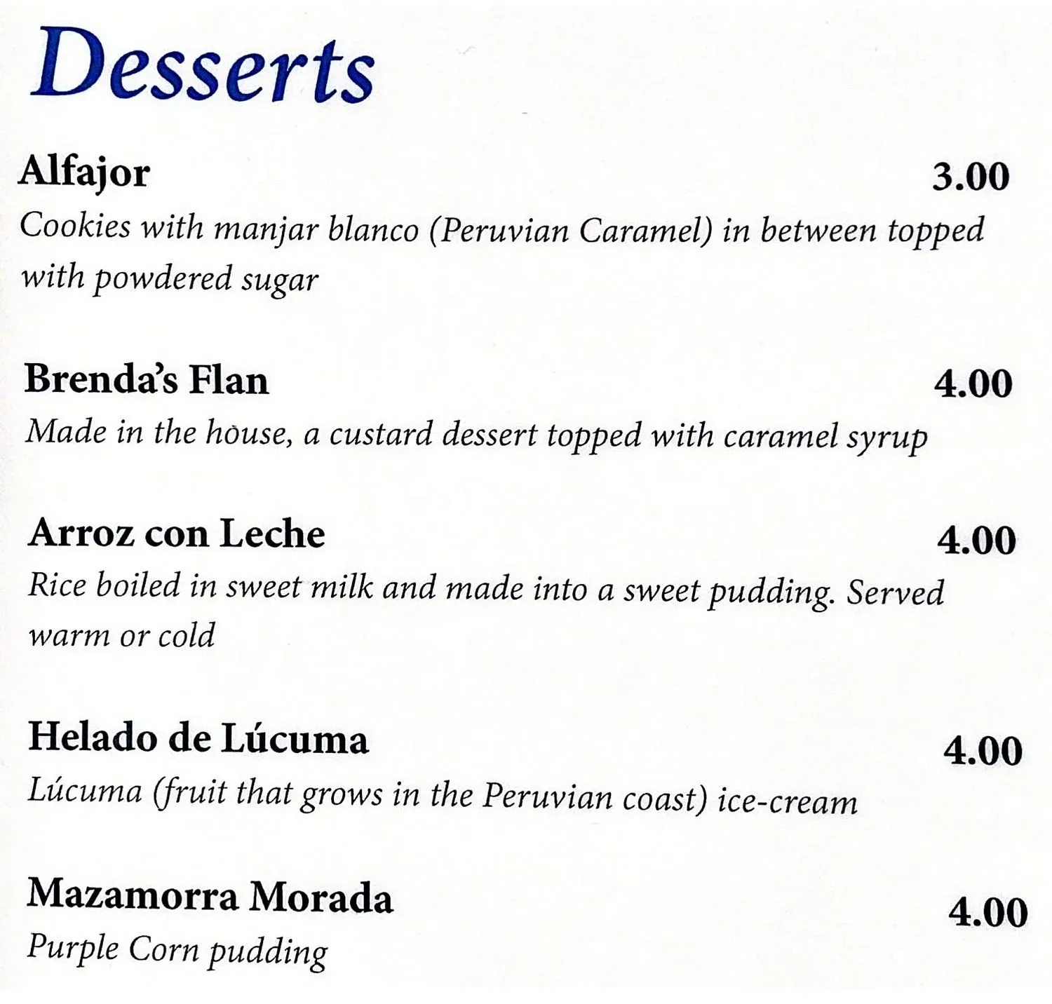 Menu 6