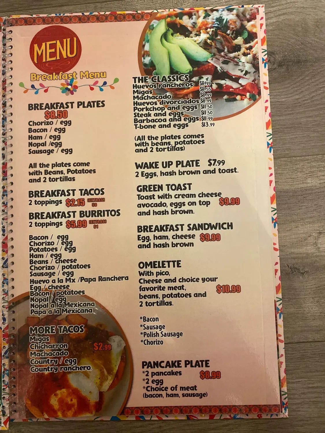 Menu 5