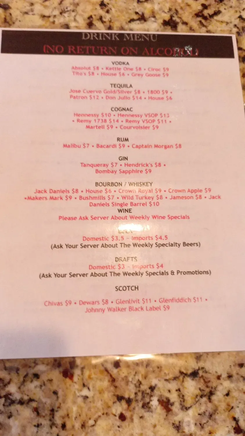 Menu 4