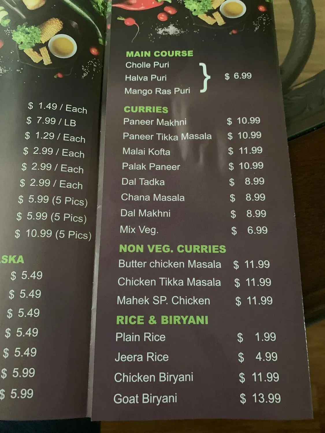 Menu 3