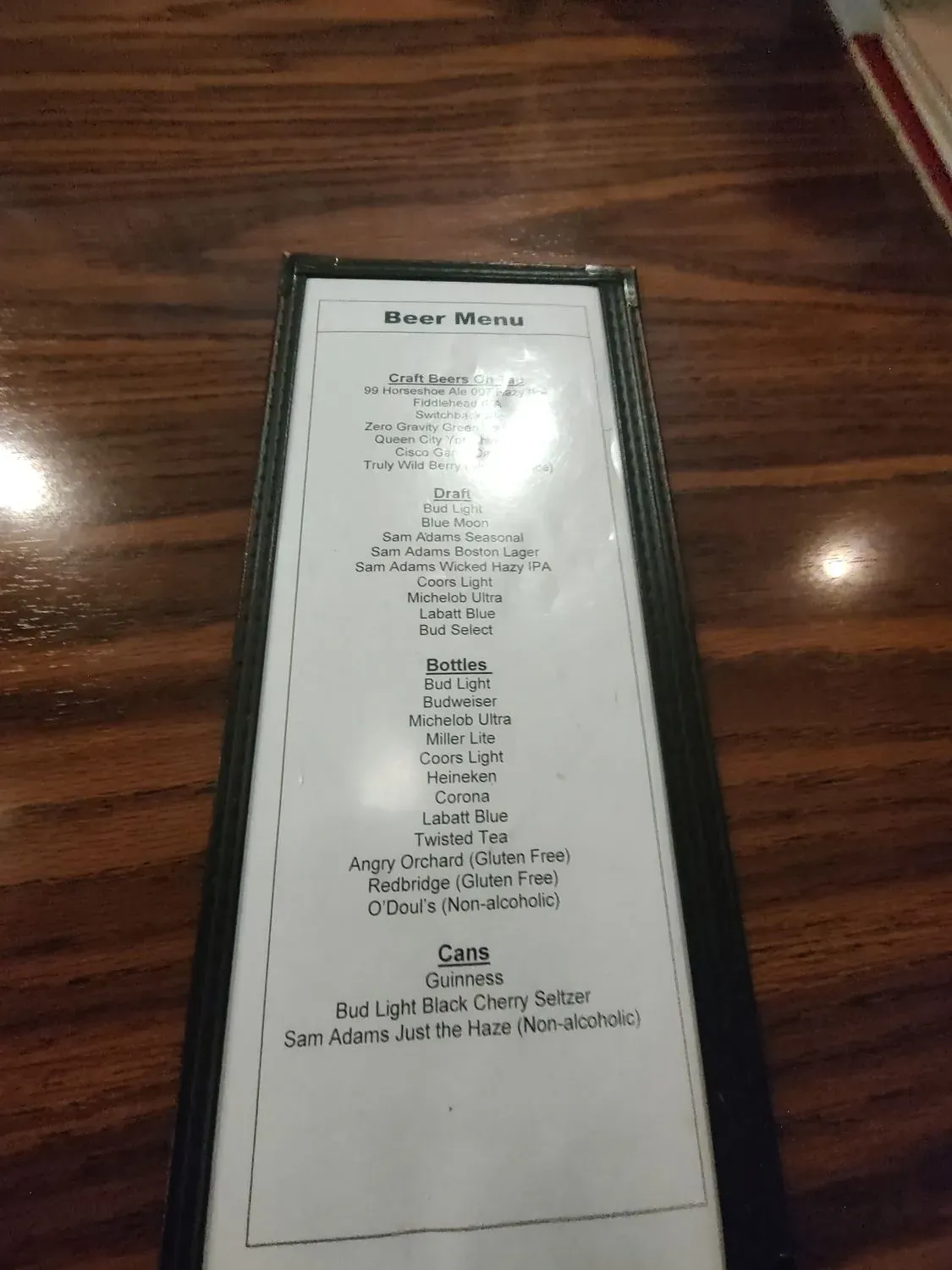 Menu 4