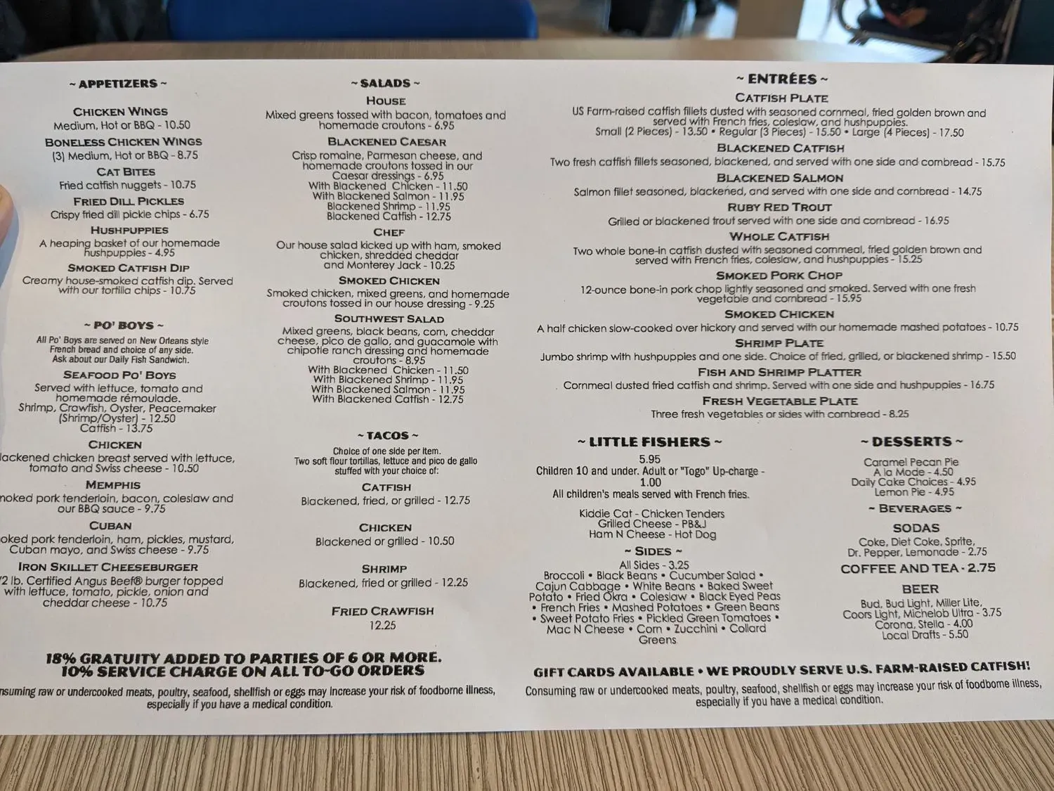 Menu 4