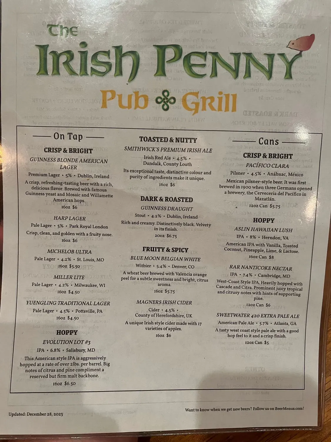 Menu 6