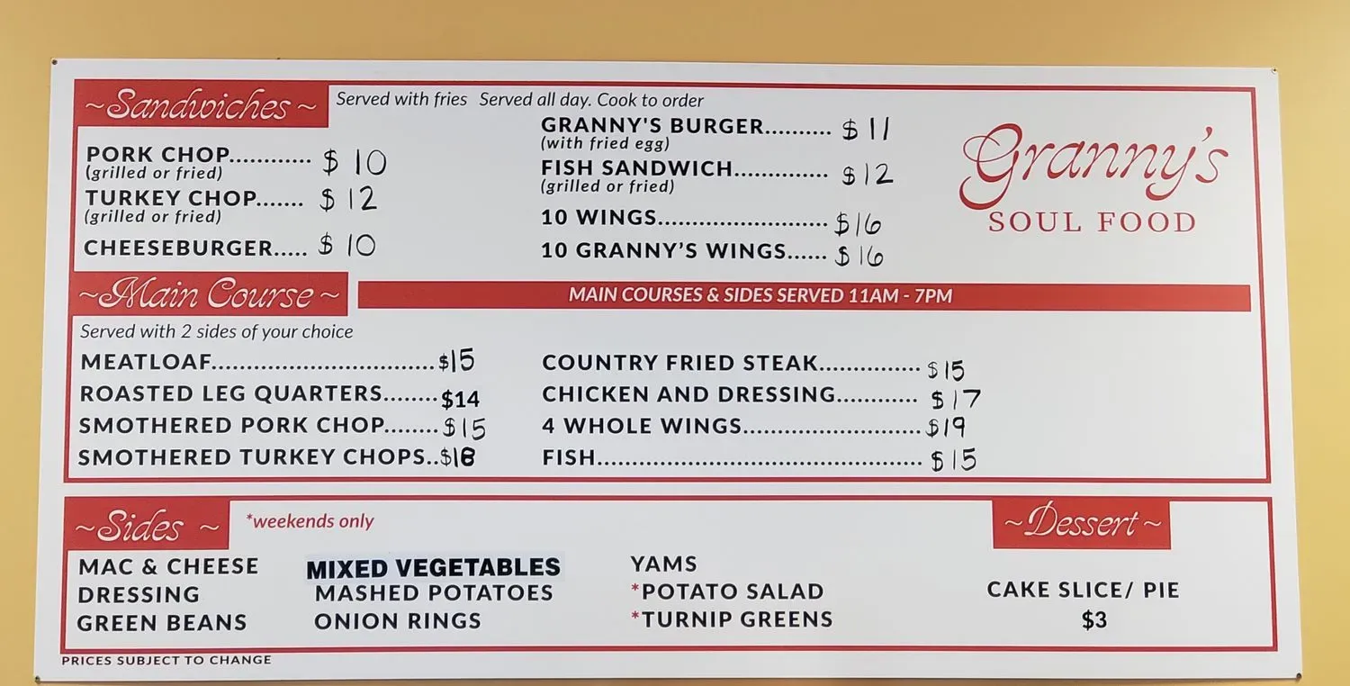 Menu 2