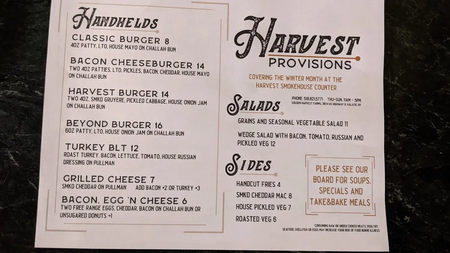 Menu 2