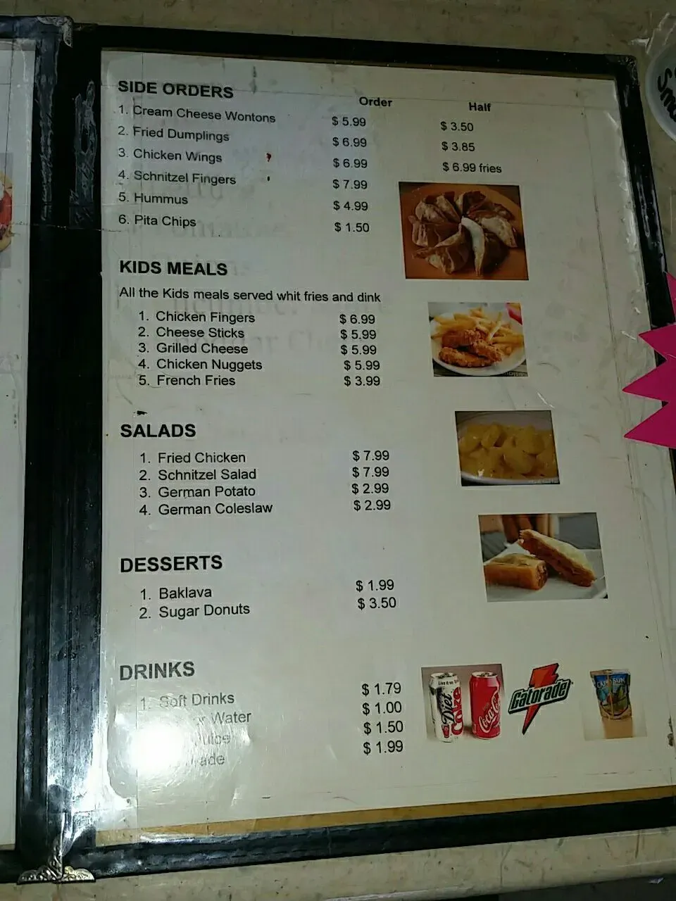 Menu 4