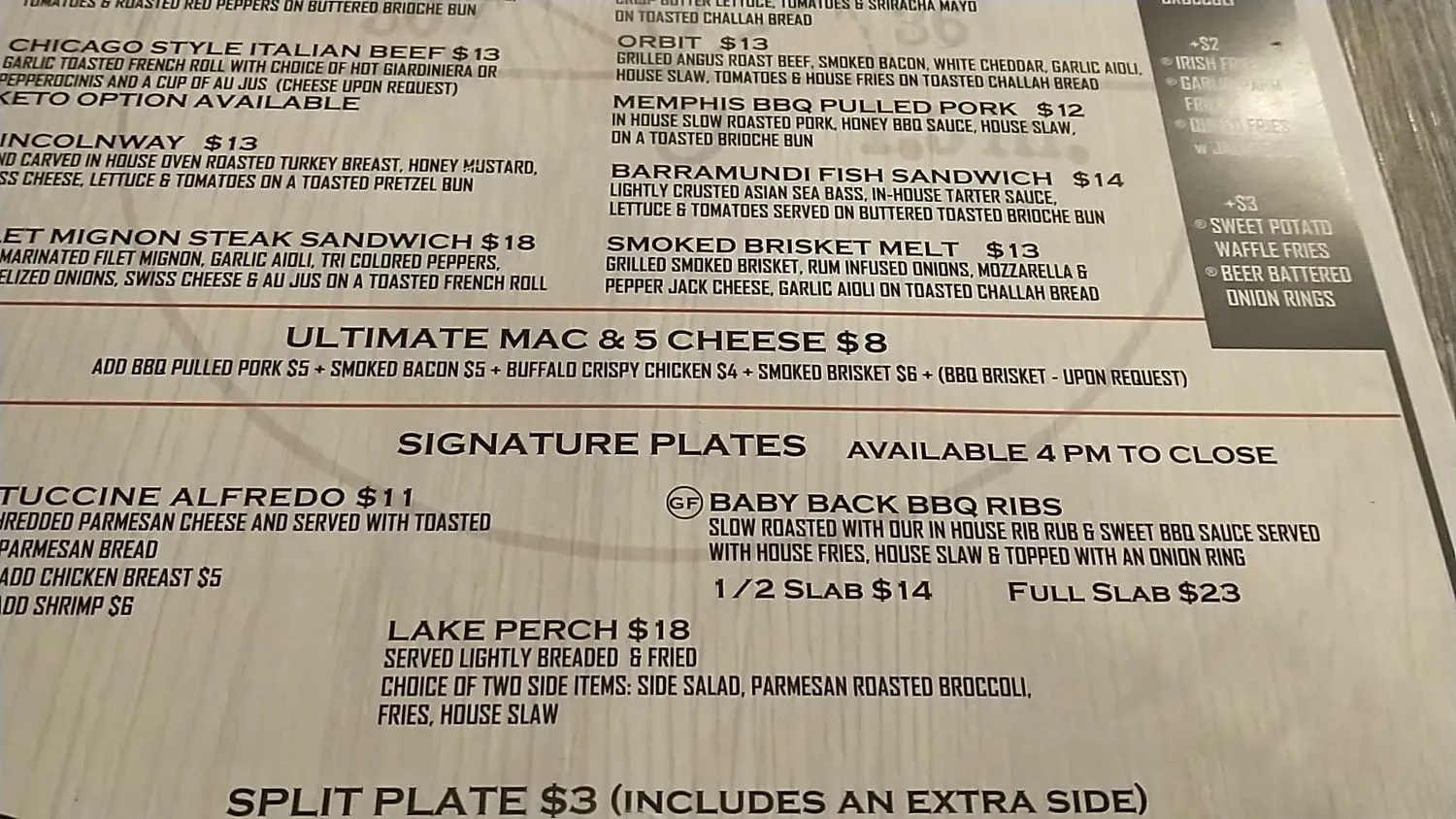 Menu 3