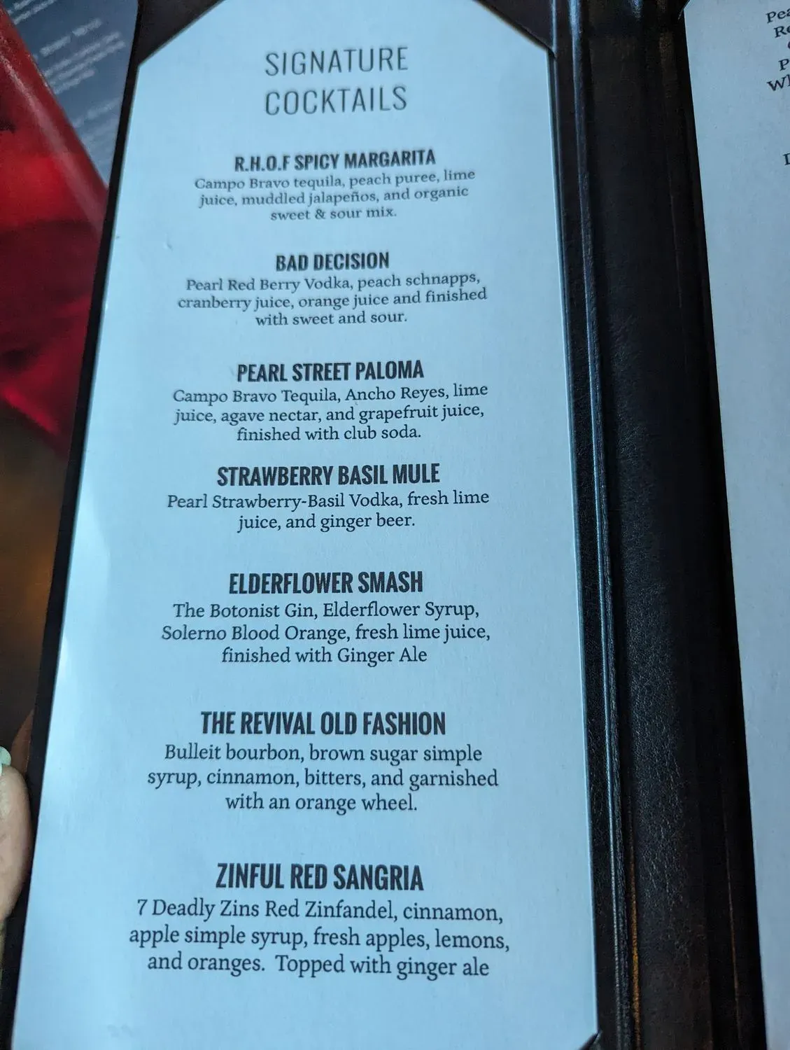 Menu 5