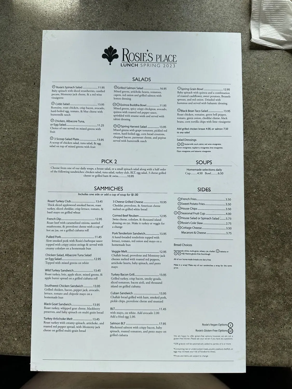 Menu 6