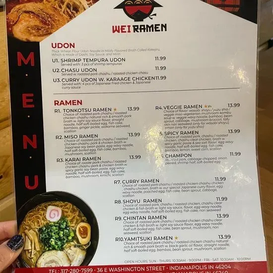 Menu 5