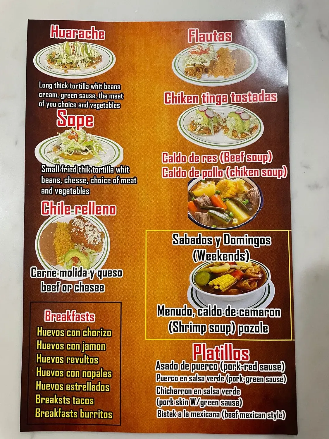 Menu 5