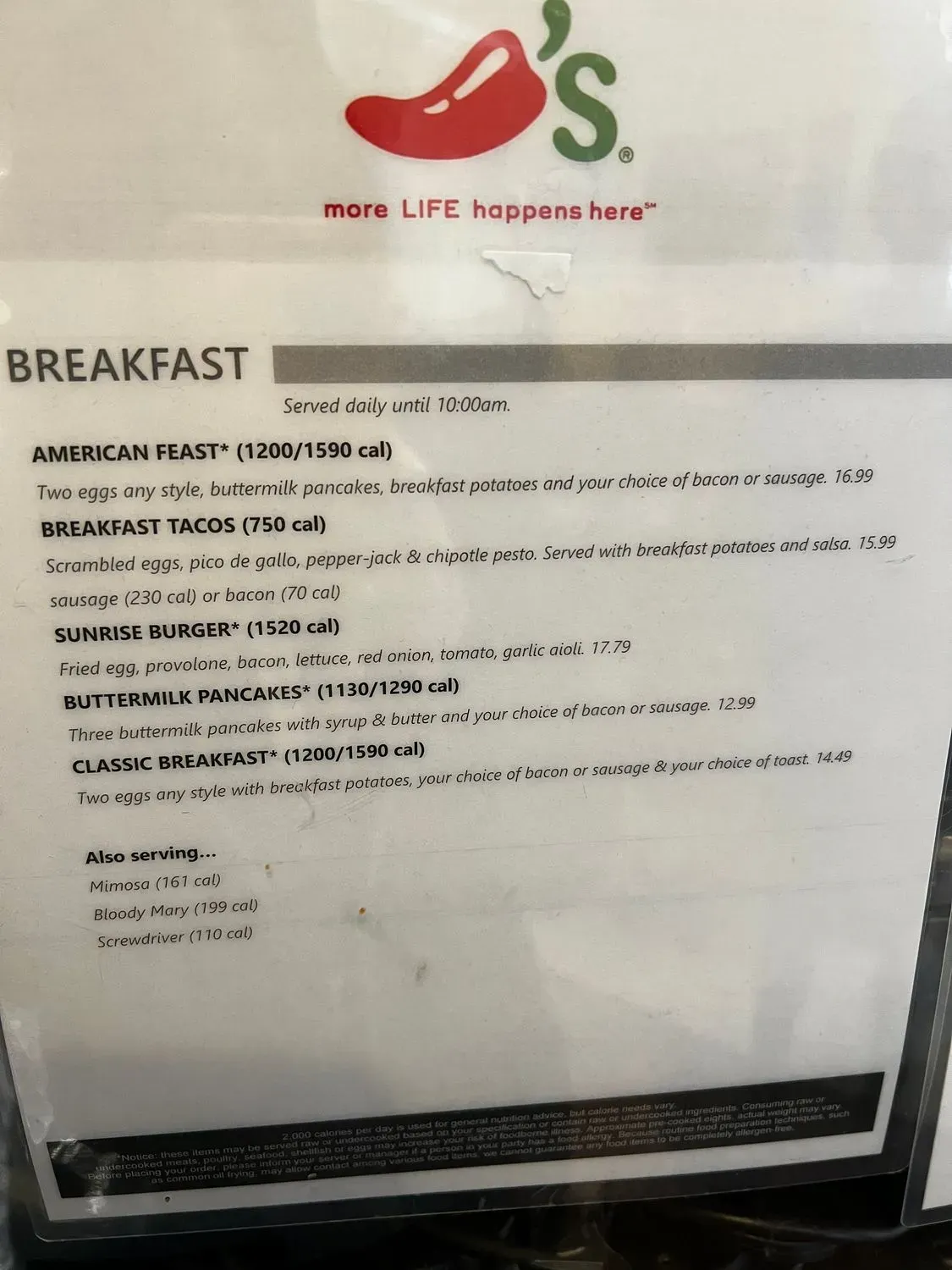 Menu 6