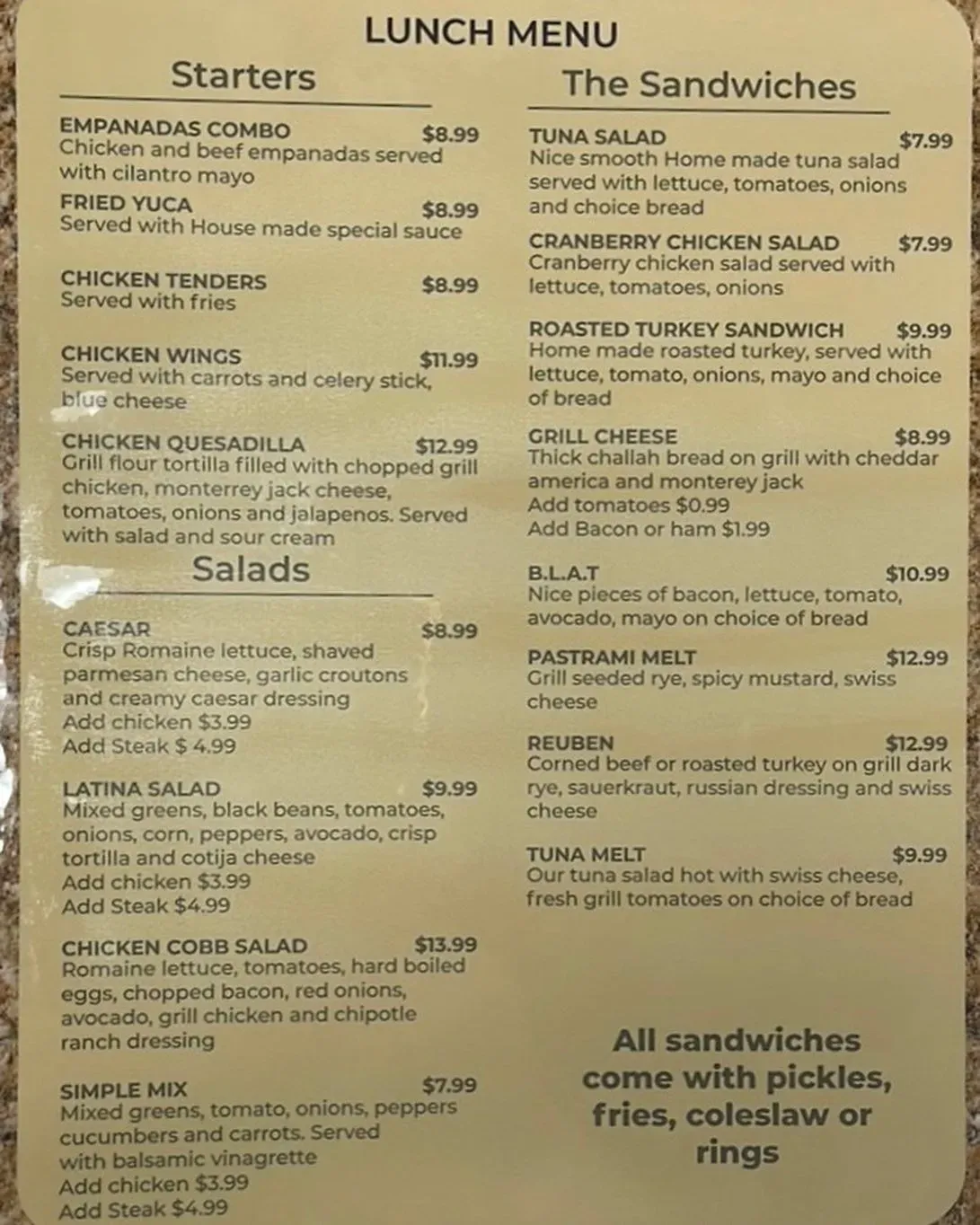 Menu 3