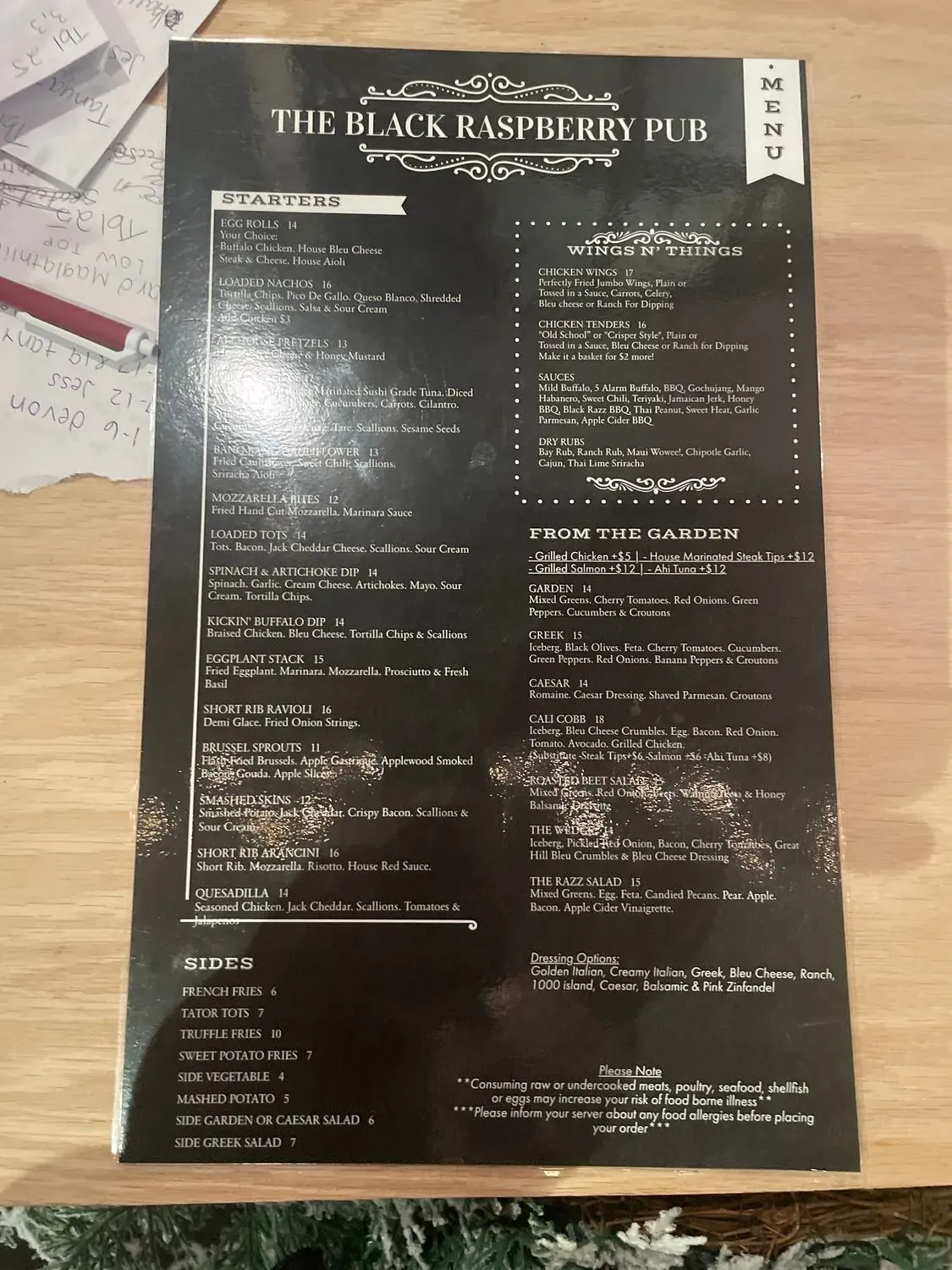 Menu 4