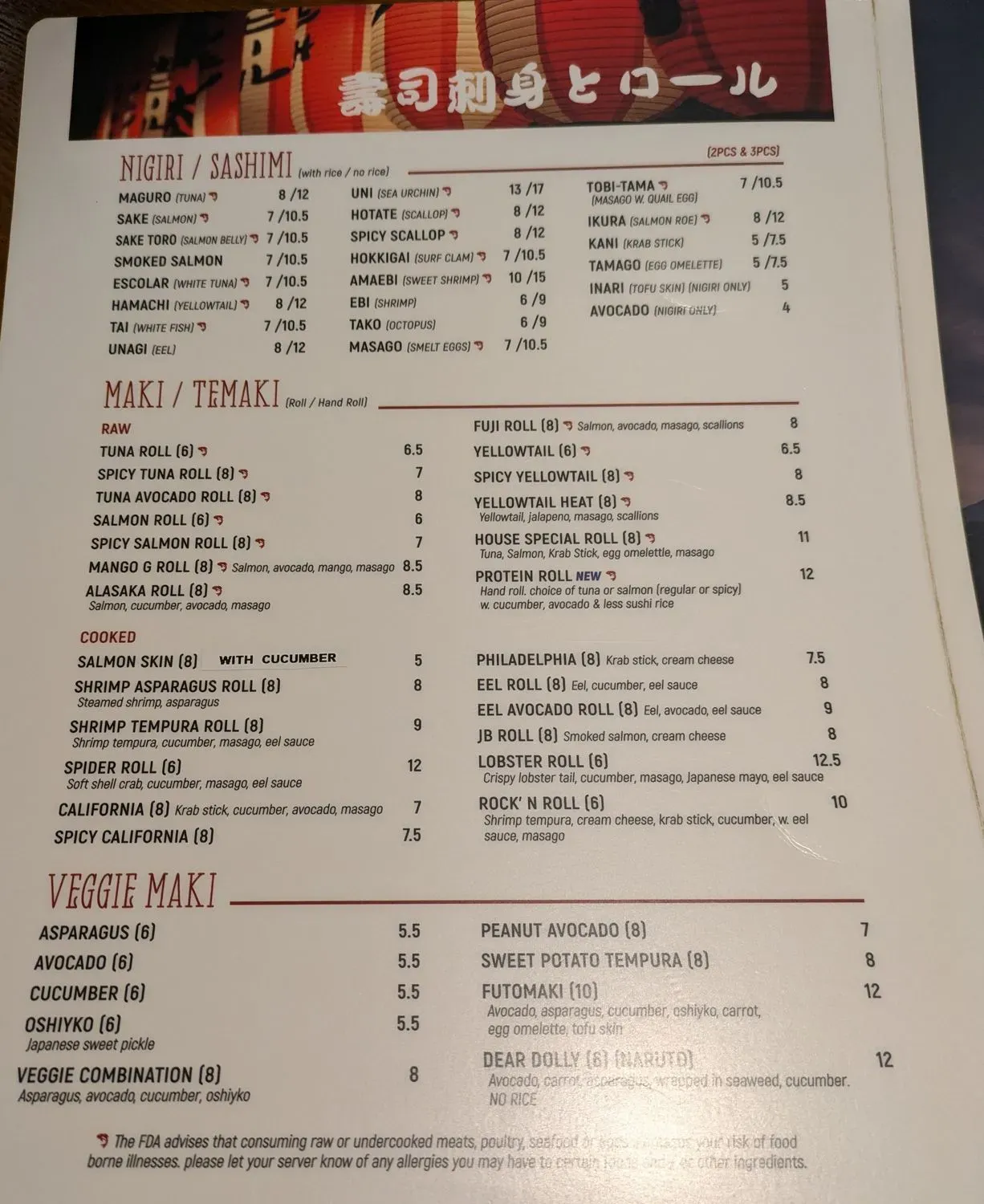 Menu 4